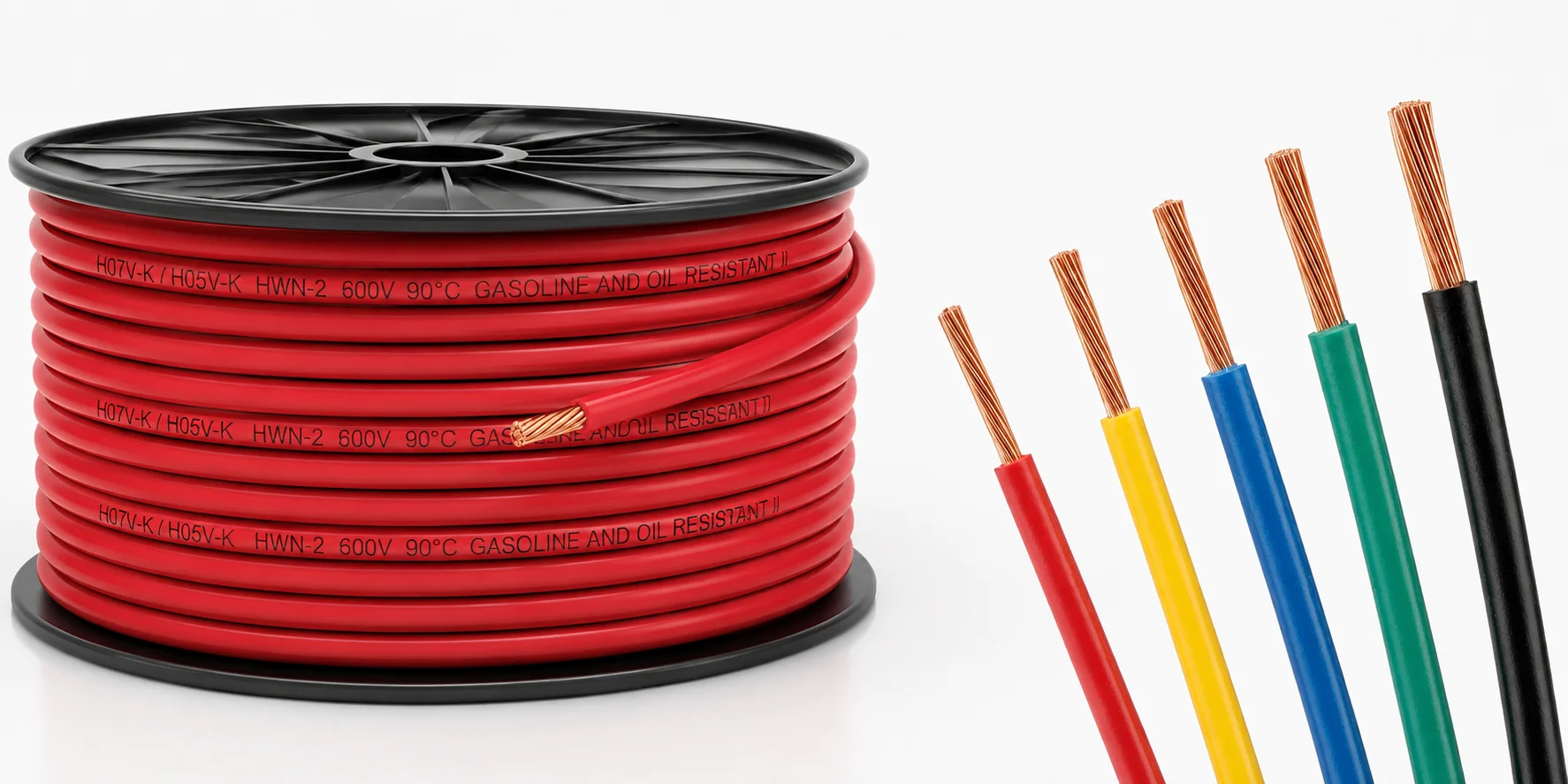 Single core building wires and installation cables